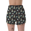 Angel Christmas Print Pattern Women's Shorts-grizzshop