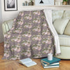 Angel Floral Print Pattern Blanket-grizzshop