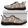 Angel Floral Print Pattern Sneaker Shoes For Men Women-grizzshop