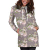 Angel Floral Print Pattern Women Hoodie Dress-grizzshop