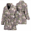 Angel Floral Print Pattern Women Long Robe-grizzshop