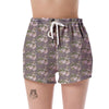 Angel Floral Print Pattern Women's Shorts-grizzshop