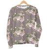 Angel Floral Print Pattern Women's Sweatshirt-grizzshop