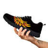 Angel Phoenix Print Black Sneaker-grizzshop