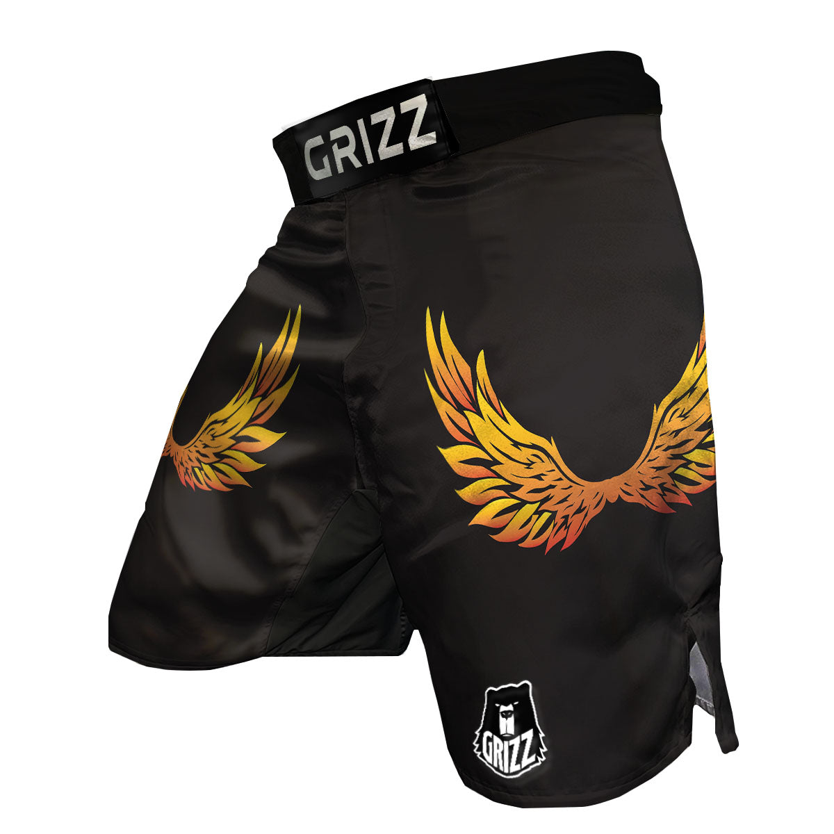 Angel Phoenix Print MMA Shorts-grizzshop
