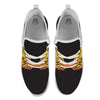 Angel Phoenix Print White Athletic Shoes-grizzshop