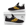 Angel Phoenix Print White Athletic Shoes-grizzshop