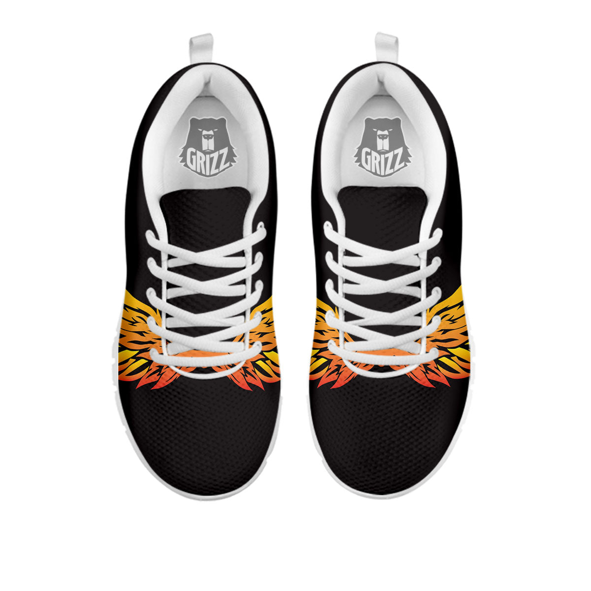 Angel Phoenix Print White Sneaker-grizzshop