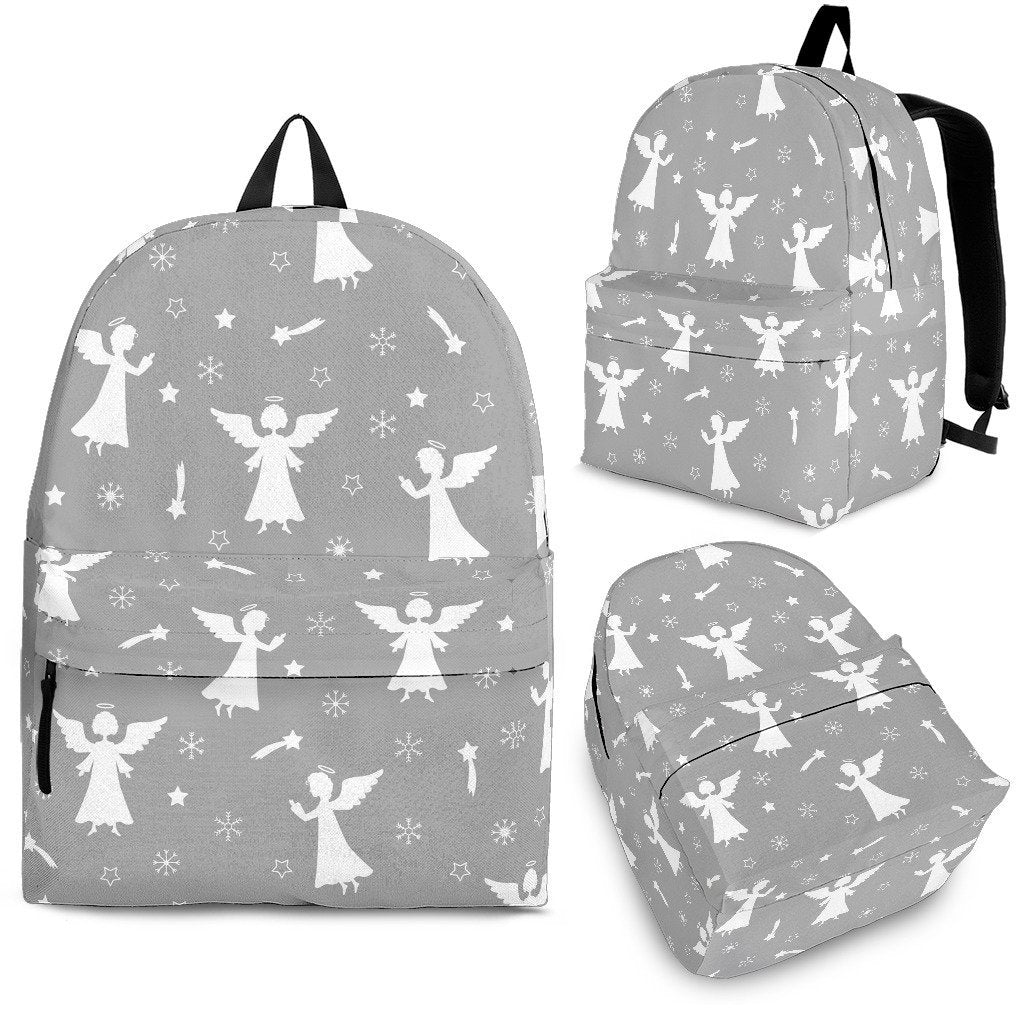 Angel Print Pattern Backpack-grizzshop