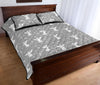 Angel Print Pattern Bed Set Quilt-grizzshop