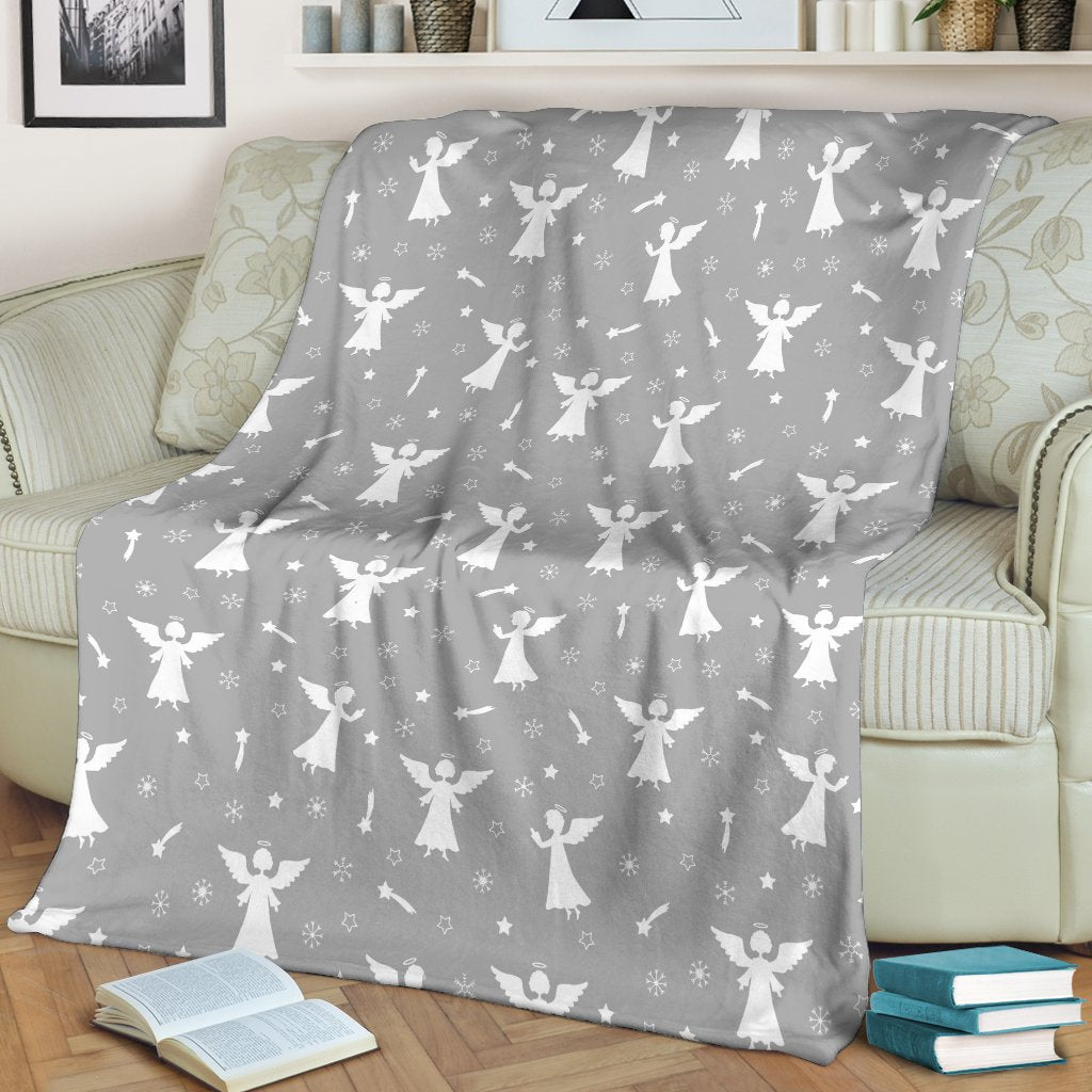 Angel Print Pattern Blanket-grizzshop