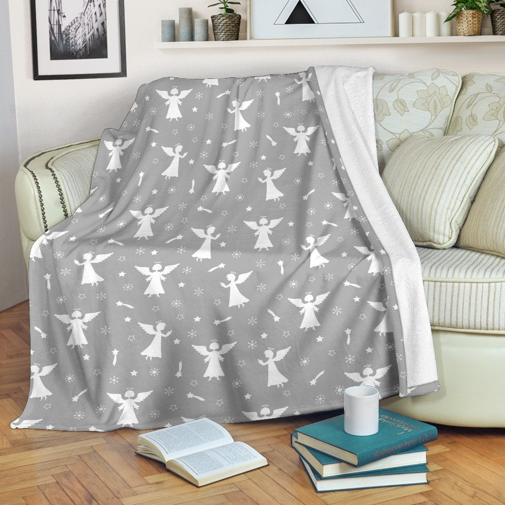 Angel Print Pattern Blanket-grizzshop