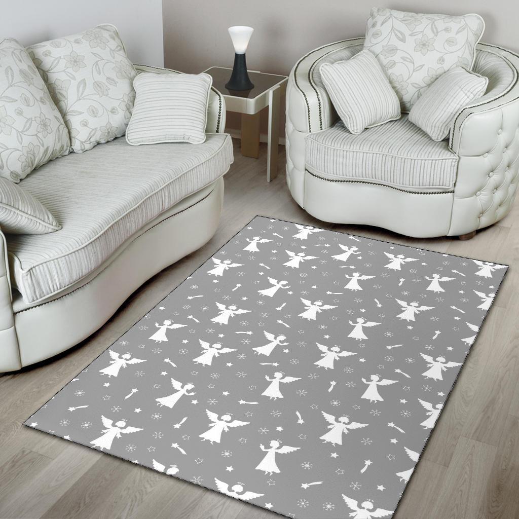 Angel Print Pattern Floor Mat-grizzshop