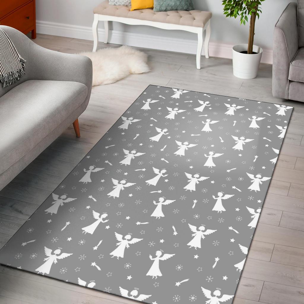 Angel Print Pattern Floor Mat-grizzshop