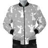 Angel Print Pattern Men's Bomber Jacket-grizzshop