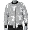 Angel Print Pattern Men's Bomber Jacket-grizzshop