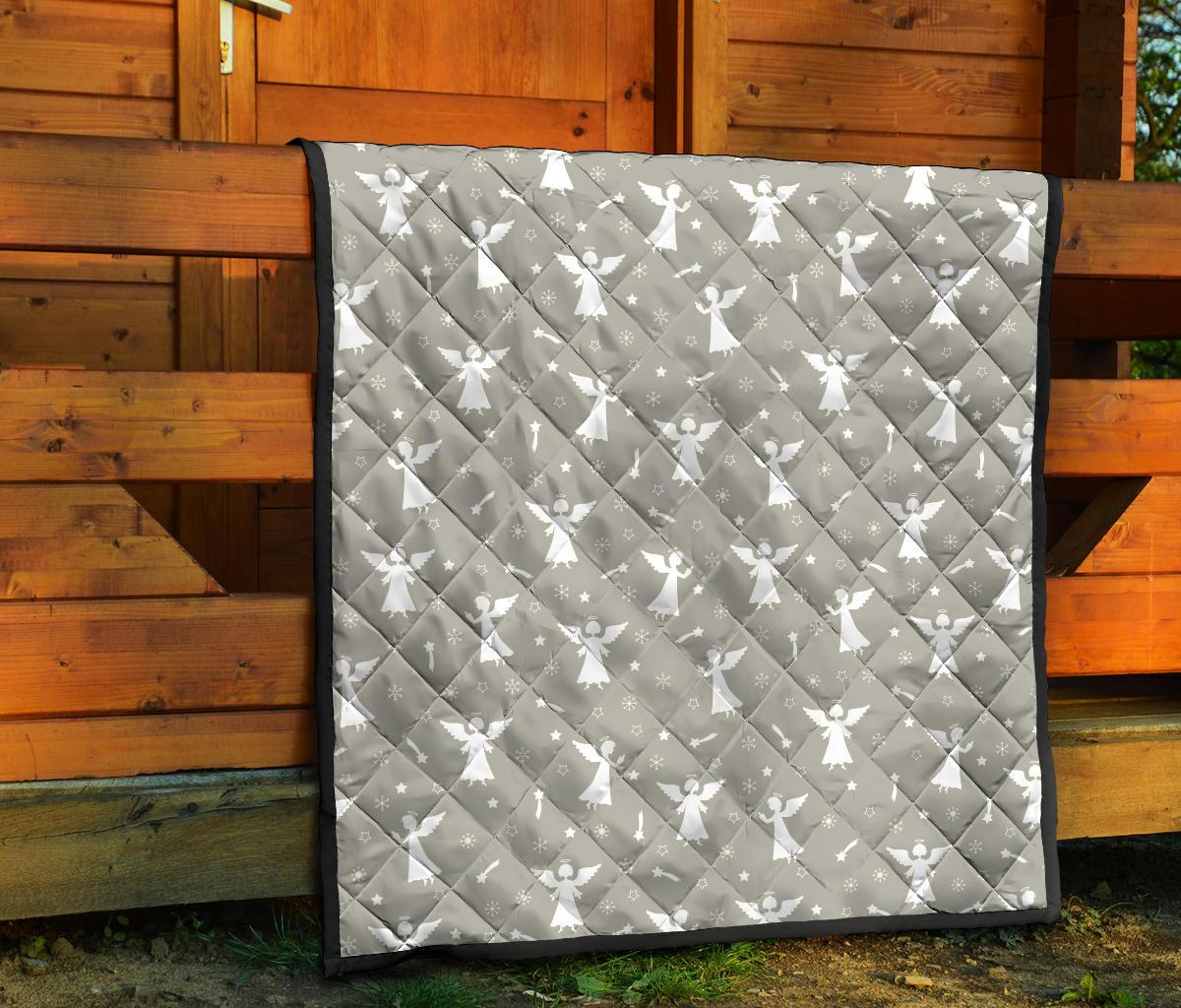 Angel Print Pattern Quilt-grizzshop