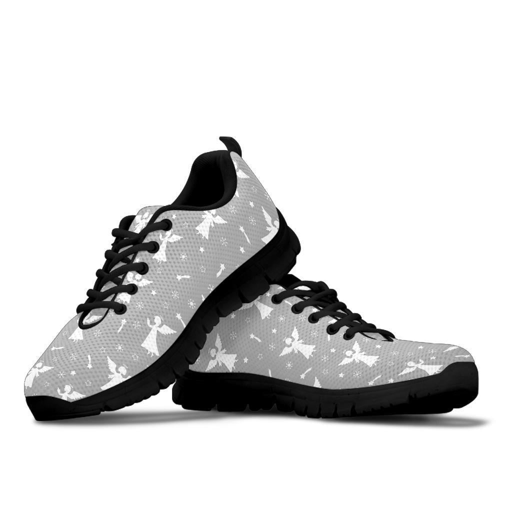 Angel Print Pattern Sneaker Shoes For Men Women-grizzshop