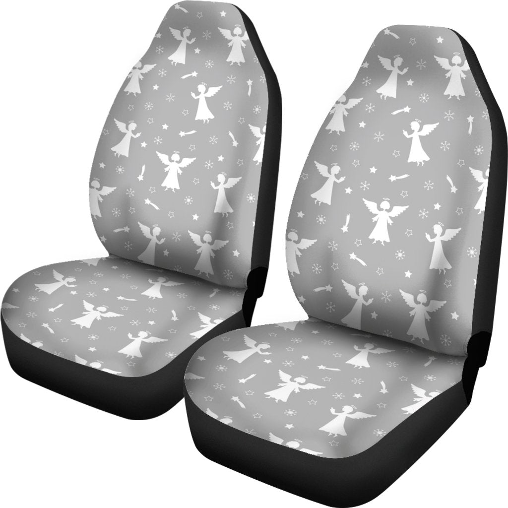 Angel Print Pattern Universal Fit Car Seat Covers-grizzshop