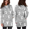 Angel Print Pattern Women Hoodie Dress-grizzshop