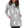 Angel Print Pattern Women Hoodie Dress-grizzshop