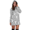 Angel Print Pattern Women Hoodie Dress-grizzshop