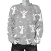 Angel Print Pattern Women's Sweatshirt-grizzshop