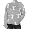 Angel Print Pattern Women's Sweatshirt-grizzshop