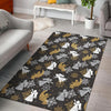 Angel Snowflake Print Pattern Floor Mat-grizzshop