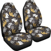 Angel Snowflake Print Pattern Universal Fit Car Seat Covers-grizzshop