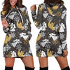 Angel Snowflake Print Pattern Women Hoodie Dress-grizzshop