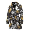 Angel Snowflake Print Pattern Women Long Robe-grizzshop