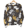 Angel Snowflake Print Pattern Women's Sweatshirt-grizzshop