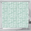 Angel Wing Pattern Print Bathroom Shower Curtain-grizzshop