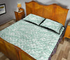 Angel Wing Pattern Print Bed Set Quilt-grizzshop