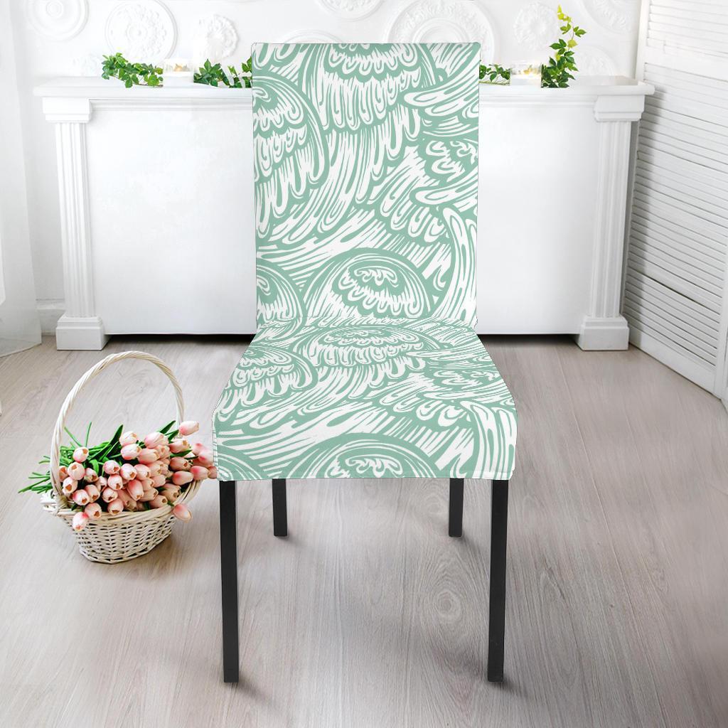 Angel Wing Pattern Print Chair Cover-grizzshop
