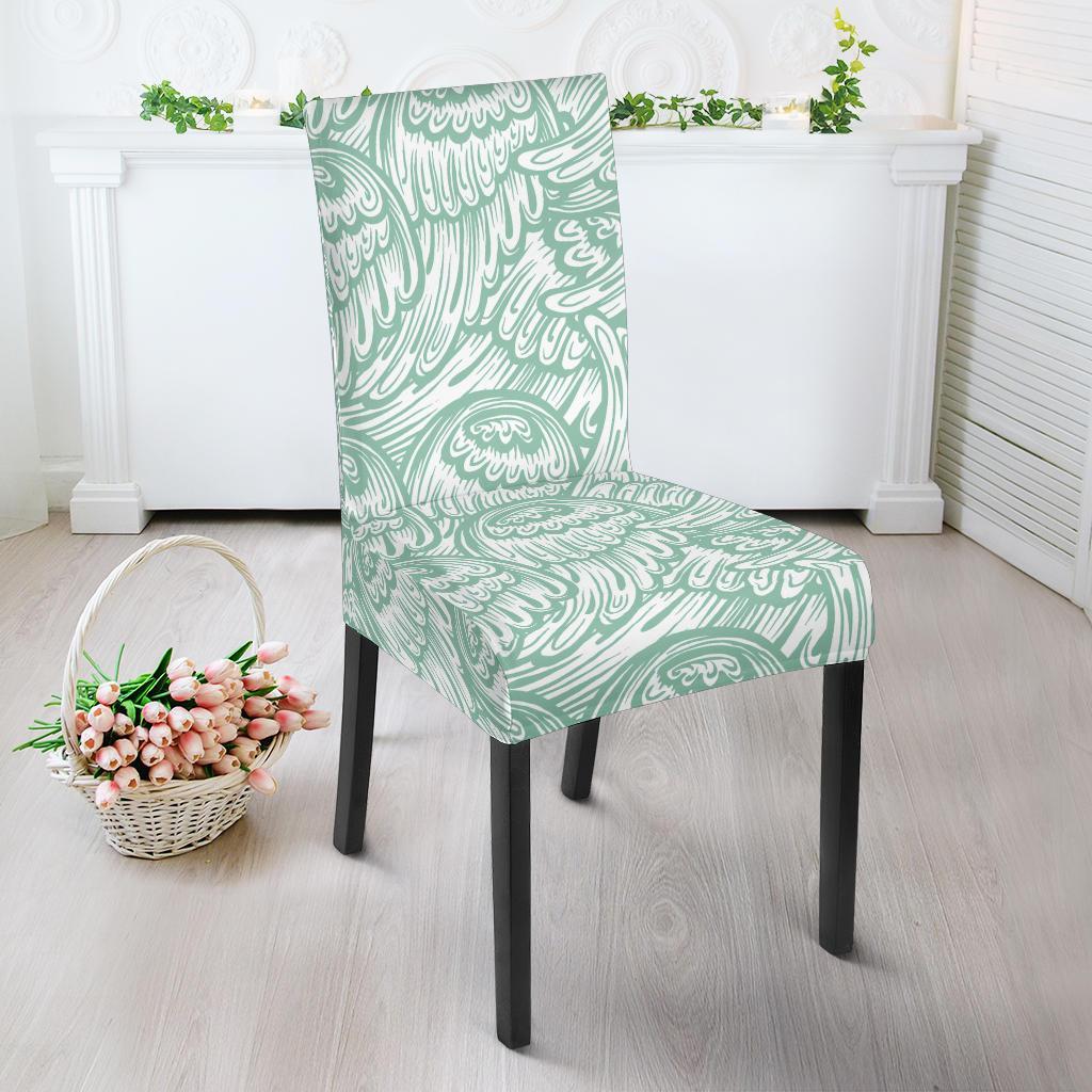 Angel Wing Pattern Print Chair Cover-grizzshop
