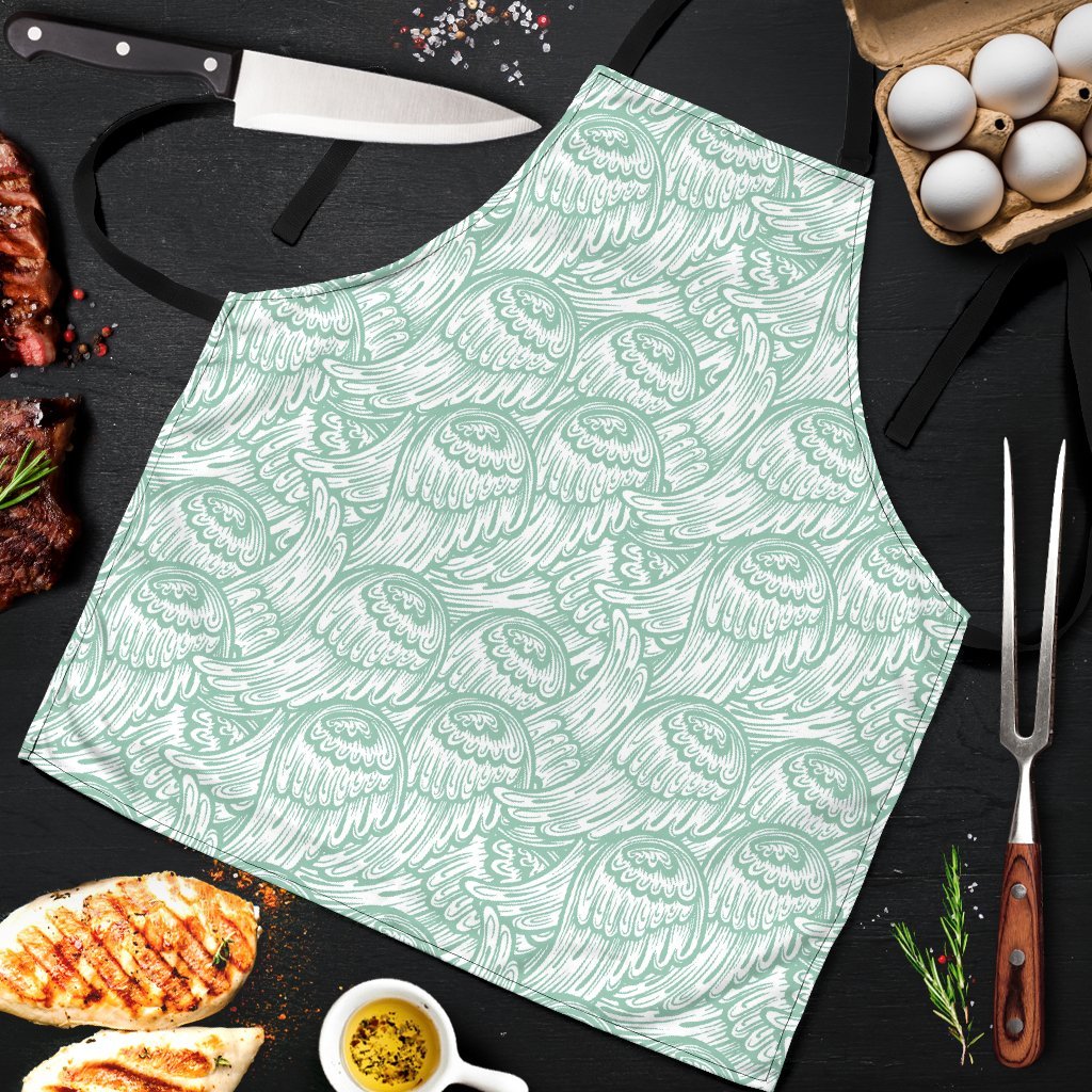 Angel Wing Pattern Print Men's Apron-grizzshop