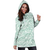 Angel Wing Pattern Print Women Hoodie Dress-grizzshop