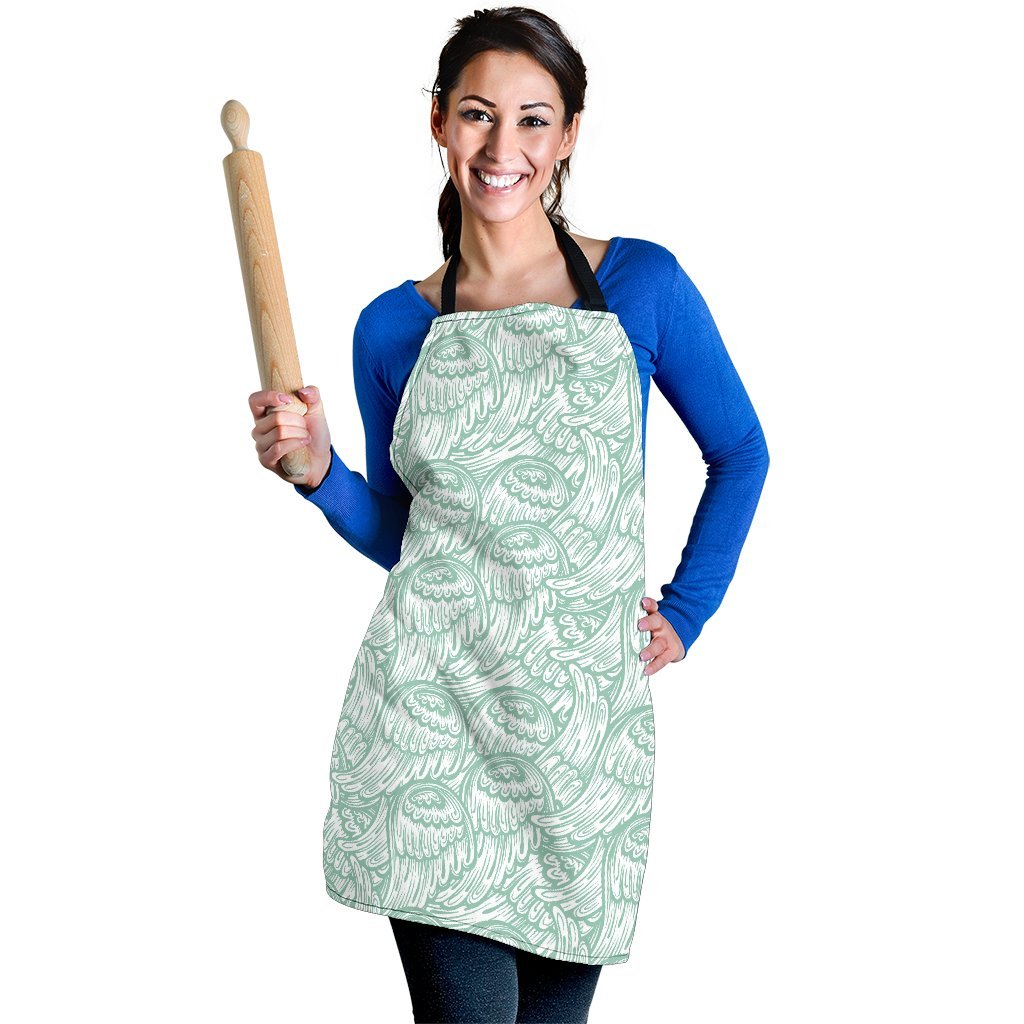 Angel Wing Pattern Print Women's Apron-grizzshop