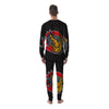 Angry Anubis Print Men's Pajamas-grizzshop