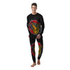 Angry Anubis Print Men's Pajamas-grizzshop