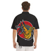 Angry Anubis Print Men's Short Sleeve Shirts-grizzshop