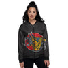 Angry Anubis Print Women's Bomber Jacket-grizzshop