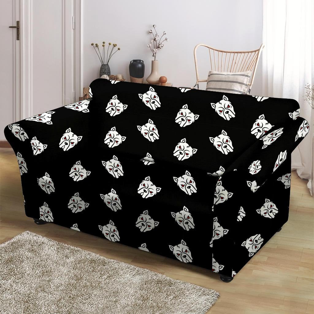 Angry Pitbull Loveseat Cover-grizzshop