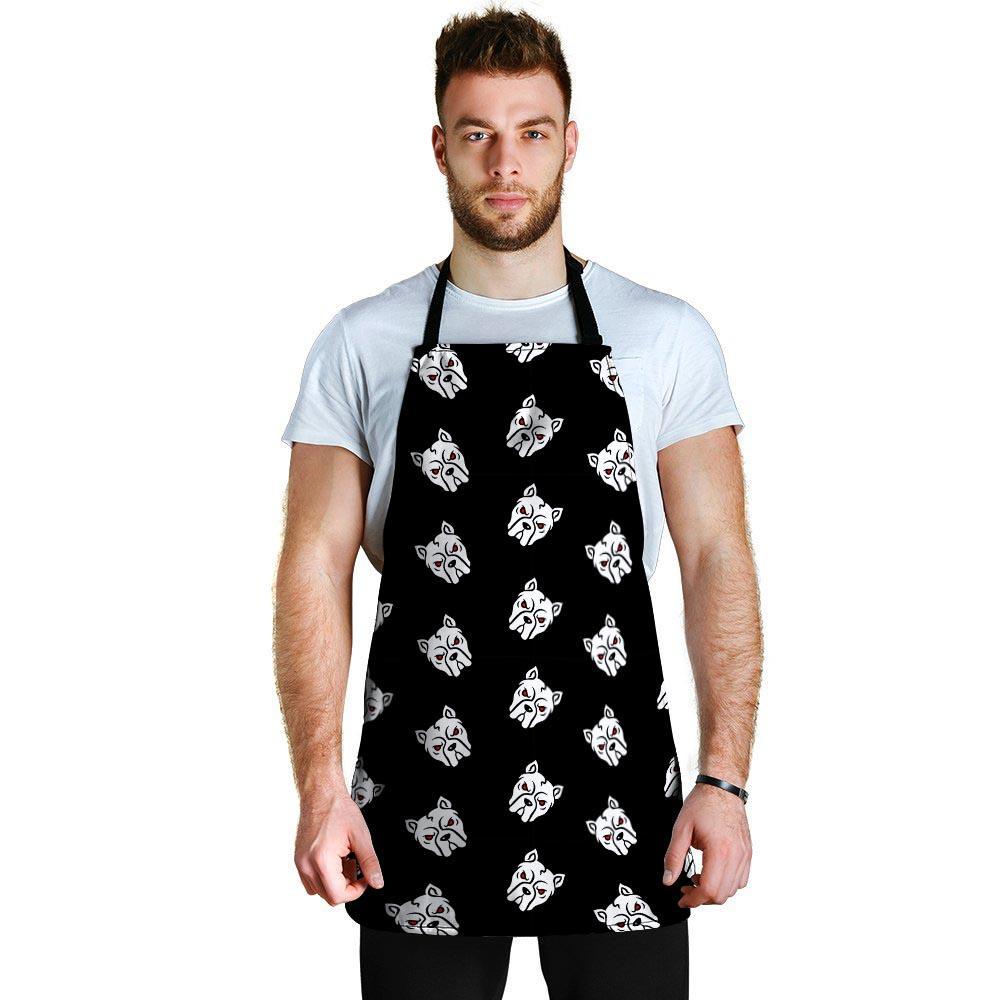 Angry Pitbull Men's Apron-grizzshop