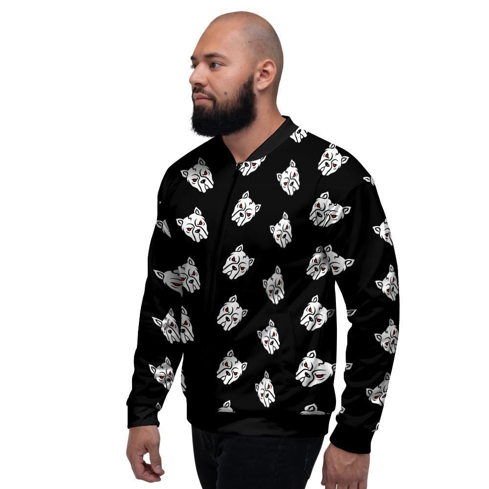 Angry Pitbull Men's Bomber Jacket-grizzshop