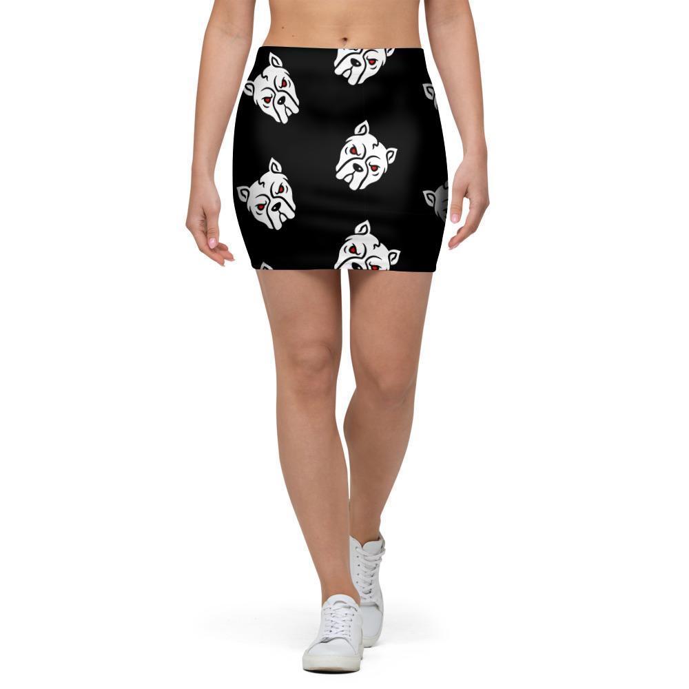 Angry Pitbull Mini Skirt-grizzshop