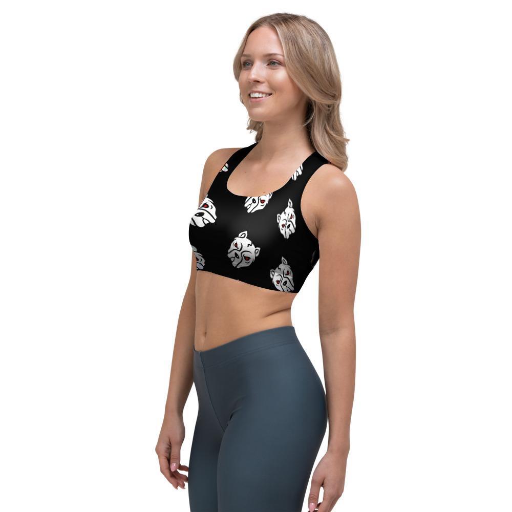 Angry Pitbull Sports Bra-grizzshop