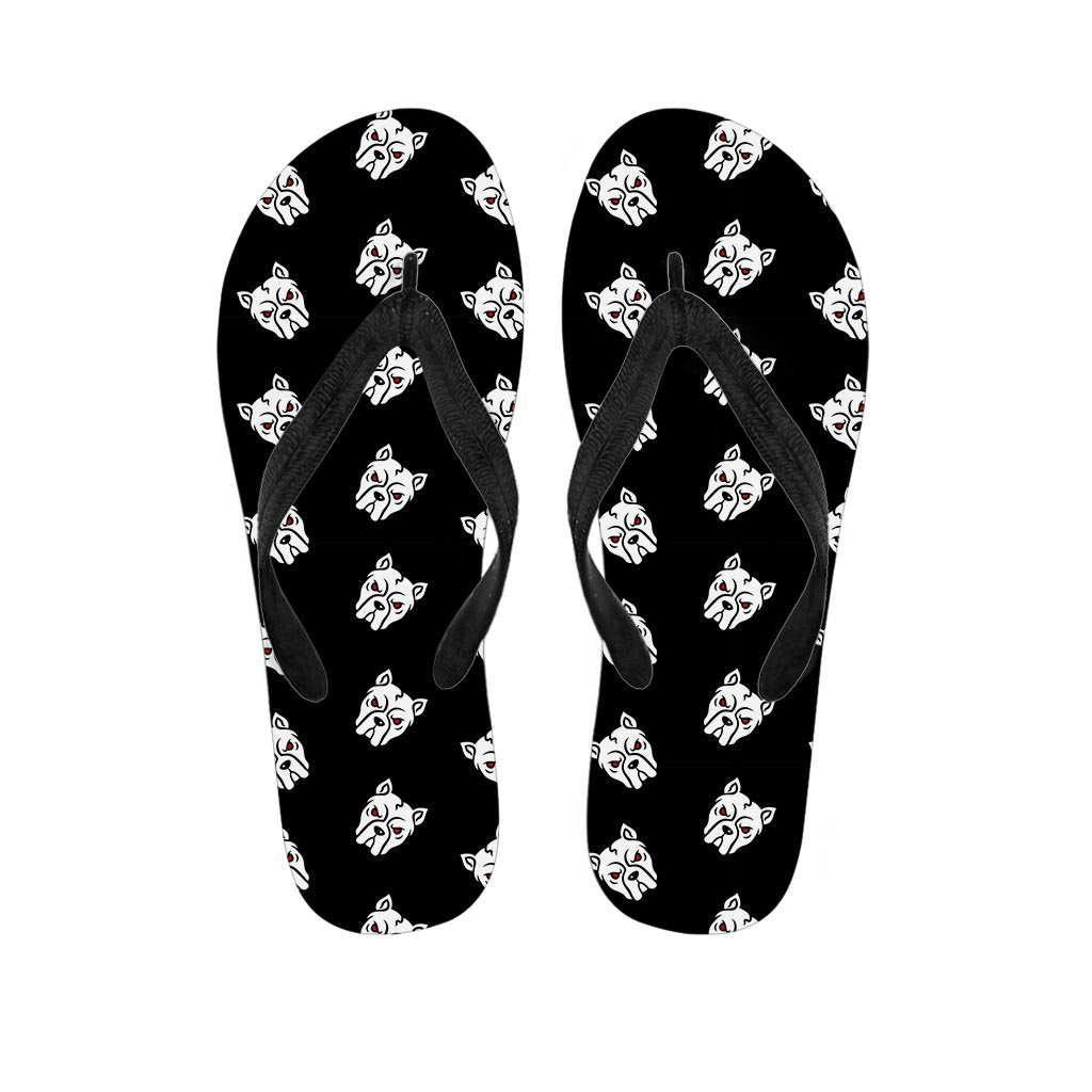 Angry Pitbull Women's Flip Flops-grizzshop